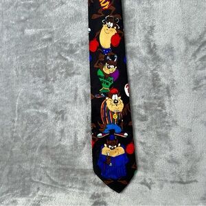 Vintage Looney Tunes Taz Tazmanian Devil Tie 90’s Cartoon Character‎ Whimsical